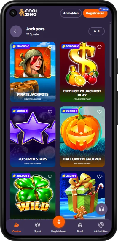 Coolzino Casino Mobile App Jackpot