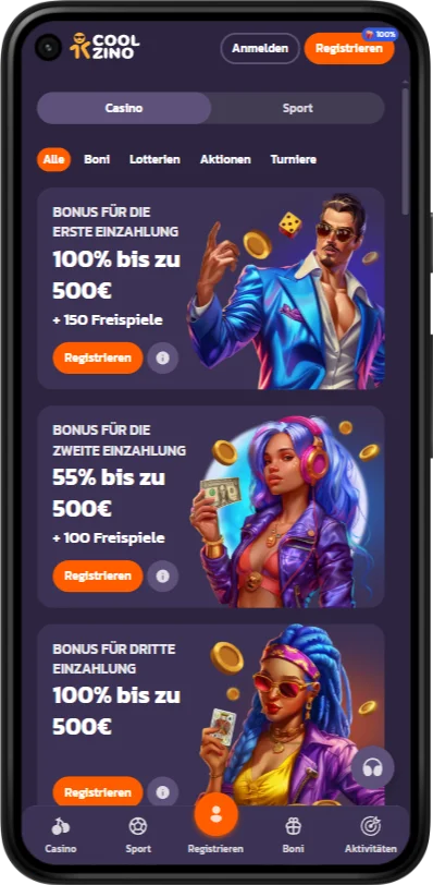 Coolzino Casino Aktionen