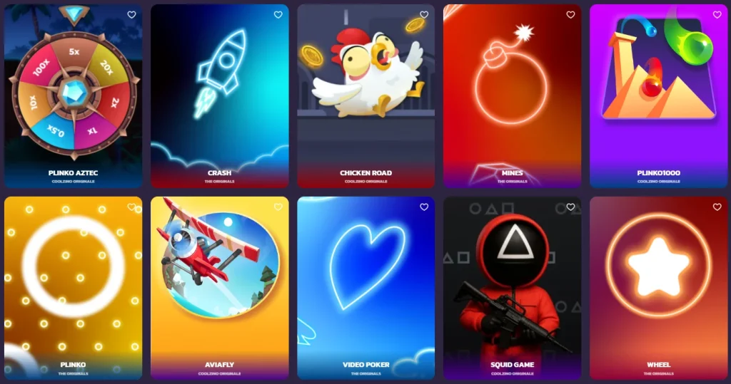 Coolzino Casino Spiele