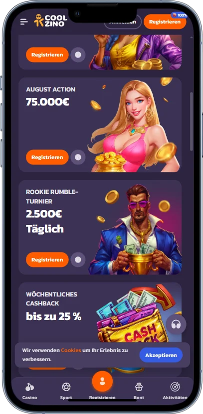 Coolzino Casino Boni und Aktionen